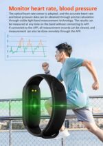 Exxelo Smart M6 Fitband: Heart Rate Monitor Bluetooth Wristband Sports Health Activity Tracker Watch, Suitable for Everyone - Boys and Girls. - Image 3