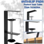 Gadget Wagon Under Desk Storage Tray No Drill Organizer Office and Home Metal, Black 03 - Image 3