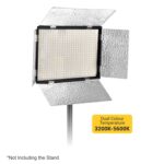 DIGITEK® (LED-D520 B) 37W LED Video Light with Barn Door, Dual Color Temp 3200K-5600K, Lumen 3400LM, 120° Angle Adjustment, Compatible with Cameras, Tripods for YouTube, Photography & Videography - Image 3