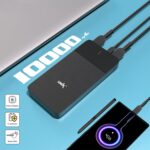 Unix UX-1514 10000mAh Slim Power Bank | 20W Fast Charging | Type-C PD Input & Output | Dual USB Output | Multi-Layer Protection | Li-Polymer Battery | Compatible with iPhone, Android (Black) - Image 3