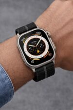 Smartwatch, Titanium Case with Black Nylon Strap, 49mm Square Display, Fitness Tracking, Water Resistant, GPS, Heart Rate Monitor, Pack of 2 - Image 4