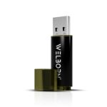 Welborn USB 3.2 Gen 1 Metal Flash Drive – Fast Transfer Speed, Magnetic Body, Temperature/X-Ray Protection, for Phone, Tablet & Laptop (64, GB) - Image 3