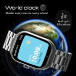 GOBOULT Trail Pro Smartwatch 2.01'' 3D Curved Screen+AMOLED, BT Calling 5.3, 600 Nits Brightness, IP68, 250+ Watchfaces, 120+ Sports Modes, AI Voice Assistant, SpO2 Tracking (Black) - Image 7