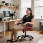 Ergonomic Office Chair 2P - Heavy Duty 330Lbs, Breathable Mesh Computer Desk Chair with Lumbar Support & Armrest, Rolling Swivel Adjustable Tilt Lock for Home Office/Gaming, Bedroom Study - Image 3