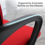 Ergonomic Office Chair 2P - Heavy Duty 330Lbs, Breathable Mesh Computer Desk Chair with Lumbar Support & Armrest, Rolling Swivel Adjustable Tilt Lock for Home Office/Gaming, Bedroom Study - Image 8