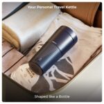 XECH Portable Electric Kettle 700ml | Small Travel Kettles with Rapid Boil, Cool-Touch, ABS Body, 500W, Coffee & Instant Meals | Mini Hot Water Flask (Hydroboil PRO) (Blue) - Image 4