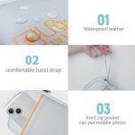 Uninest Polyester Electronics Accessories Organizer Bag, Double Layer Electronics Organizer Portable Storage Case for Cable, Cord, Charger, Adapter, Power Bank, Hard Drives (Grey) - Image 4