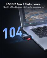 Lexar Dual Slot USB-A Reader, USB 3.2 Gen 1 Up to 104MB/s, USB-A for SD/MicroSD/SDHC/SDXC Camera Card Reader Adapter, OTG MicroSD Card Reader for PC/Laptop/Tablet - Image 5