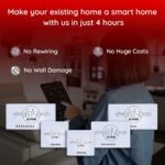 Alisan Smart Homes 2 Switch Controller 6A Alpha Series Converts existing switch to Retrofit Smart Switch, Operate From Anywhere, Alisan Home Automation Mobile App, Google/Alexa Voice Enabled - Image 5