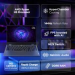 Lenovo LOQ AMD Ryzen 7 7435HS| NVIDIA RTX 4050 6GB (16GB RAM/512GB SSD/144Hz Refresh Rate/15.6" (39.6cm)/Windows 11/Office Home 2024/3 Mon. Game Pass/Grey/2.4Kg), 83JC00MVIN AI Gaming Laptop - Image 3