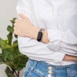Tobfit Magnetic Strap Compatible for Xiaomi Band 5/6 (Watch Not Included), Stainless Steel Chain Strap with Magnetic Buckle, Sport Replacement Watchstrap for Women Men - Image 7