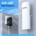 UeeVii CPE450 WR3000K WiFi Router Kit, 5.8G Wireless Point-to-Point Bridge, 3KM, Garage Construction Network Solution, Outdoor WiFi Bridge (2PCS), Plug - Image 7