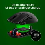 HyperX Pulsefire Haste 2 Mini Wireless Gaming Mouse Ultra Lightweight, 59g, 100 Hour Battery Life, 2.4Ghz Wireless, Up to 26000 DPI - White (7D389AA) - Image 4
