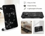 Smart Latest Multipurpose Foldable Laptop Table with Cup Holder, Study Table, Bed Table, Foldable and Portable/Ergonomic & Rounded Edges/Lifetime Non-Slip Legs (Flower New) - Image 4