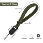 Zibuyu® Military Green Quick Release Camera Strap - Handwoven camera Wrist Strap for DSLR and Mirrorless Cameras, Adjustable Camera Accessories with Buckle - Image 3