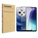 Amazon Brand - Solimo Tempered Glass Screen Protector Compatible for Redmi A4 5G / REDMI A4 with Edge-To-Edge Protector Coverage and Easy Installation Kit, Pack of 1, Black - Image 3