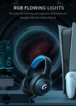 CM7002 Gaming Headset for PS5, PS4, PC, Mac, Switch, Xbox Series, Surround Sound RGB Gaming Headphones with Noise Canceling Microphone, 50MM Dynamic Drivers, 3.5MM Audio Jack, Blue - Image 5