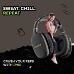 ACwO Twister 515 Wireless Over-Ear Headphones | X-Fidelity Acoustics | 40mm Bass BooMX™ Drivers | ANC 25dB | Dual EQ Modes | 65H Playtime | 45ms Low Latency | AI-ENC Calls | IPX5 - Charcoal Black - Image 8