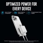 URBN 20W USB C iPhone GaN Charger | 2X Faster Charging | Power Delivery (PD) Adapter | Made in India | iPhone 17/16/15/14/13/12/11/Pro/Max/Mini (White) - Image 5
