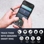 Smart Ring for Women Men - Fitness Ring with Sleep & Step Tracker | Waterproof Health Ring with Heart Rate Monitor, (Black, 9) - Image 4