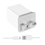Fast Charger for Realme 5/5i/5s/C1/C11/C12/C15 Original Mobile/Wall/Android SmartphoneHi Speed Fast Charging Travel Charger with 1M Micro USB Charging Data Cable (2.4 Amp) - Image 3