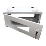 NAVKAR SYSTEMS(RK-4U) 4U CCTV Dvr Rack/Nvr/Server/Network Rack with 4 Power Socket Plug Transparent Glass Door Metal Cabinet Box - Image 4