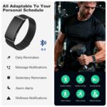 Fitness Tracker with 24/7 Health Monitor, Sleep & Heart Rate Tracking - Dual PPG&ECG Wellness Insights | SOS Alert & Family Sharing | 15-Day Battery, 188 Sport Modes, Aerospace Aluminium Build(Gold) - Image 8
