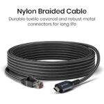 Lapcare Type-C to RJ45 Gigabit Ethernet Adapter Cable | USB-C to LAN 1000 Mbps High-Speed | 3M Braided Nylon | USB 3.1 SuperSpeed | Compatible with Laptop, MacBook, Router - Image 4