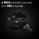JBL New Launch Tune Beam 2 TWS, ANC Earbuds, 48Hr Playtime,Dual Connect,6 Mics, Spatial Sound, Personi-Fi 3.0, Ambient Aware, Relax Mode, Customized EQ with Headphones App, 2 Years Warranty (White) - Image 5