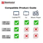 Simmtronics 64 GB USB Flash Drive with Keychain Hook Metal Body Upto 30Mbps Read Speed - Image 3