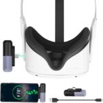 5000 mAh Power Bank Compatible for Meta/Oculus Quest 2/Quest/PICO 4,Portable Battery Pack Compatible with Oculus Elite Strap, Extra Playtime,with Data Cable,Accessories for Quest - Image 3