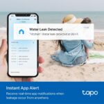 Tapo T300 Smart Water Leak Sensor with Dripping Detection,Up to 90 Db Alarm with One-Touch,Instant App Notification,Ip67 Waterproof,Tapo Hub Required Sold Separetly - Image 4
