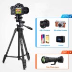 Osaka OS 550 Tripod 55 Inches with Table Tripod, Mobile Holder and Carry Case for Smartphone & SLR Camera Portable Lightweight Aluminium Tripod - Image 4