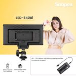 Simpex Led 540Bi on Camera LED with 770 Micro USB Charging Battery Compatible with All DSLR and Video Cameras for Video Shoot - Image 6