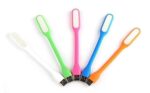 2 Pieces Mini USB LED Light Adjust Angle/Bendable Portable Flexible for Power Bank PC Laptop Notebook Computer Keyboard Outdoor Energy Saving Gift Night Book Reading Lamp (Multicolor) - Image 3
