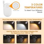 Plastic Study Lamp for Students, Reading Light, Night Lamp for Study, Book Reading Light with Clip, Book Lamp, 3 Modes, Portable, Eye Caring - LED, White - Image 3