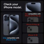 Spigen Ez Fit Privacy Tempered Glass Full Screen Protector Guard For iPhone 15 Pro [2 Pack] - Image 3