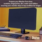 Dorca® Dustproof & Waterproof Monitor Cover for iMac 24-inch (2021/2023/2024) - Premium All-in-One Desktop Computer Dust Protector | Scratch-Resistant Fabric | Perfect Fit for Apple iMac M1/M3 - Black - Image 3