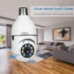DDLC Wi-Fi Camera CCTV 1080p Wireless PTZ Bulb Shape V380 Pro | Indoor 360° Smart Home Security Camera Light Vision 24x7 Continuous Recording with Motion Sensor LED Light (Light Bulb) - Image 7
