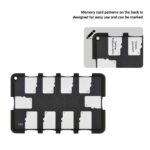 JJC 10 Slots Micro SD Card Case Holder Storage Organizer, Ultra Slim Credit Card Size Lightweight Portable TF MSD Memory Card Storage - Image 5