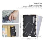 JJC 10 Slots Micro SD Card Case Holder Storage Organizer, Ultra Slim Credit Card Size Lightweight Portable TF MSD Memory Card Storage - Image 6