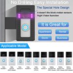 Anti-Theft Adjustable Video Doorbell Mount Compatible with Ring/Blink Wireless Video Doorbell, Mounting Bracket Accessories for Houses, Apartments, Not for Security Door - Image 3