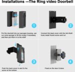 Anti-Theft Adjustable Video Doorbell Mount Compatible with Ring/Blink Wireless Video Doorbell, Mounting Bracket Accessories for Houses, Apartments, Not for Security Door - Image 5