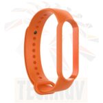 Silicone Replacement Band Strap for Mi Band 5 & Mi Band 6 Fitness Band Straps Pack Of 6 (Black-Navy Blue-Grey-Blush-Wine-Orange)(Note: Device Not Included) - Image 4