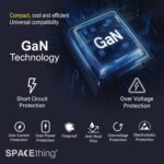 Spacething Explorer Pro 35w Gan World Travel Charger | 2 USB-C & 2 USB-A Fast Charging Travel Charger | All in One Worldwide Travel Plug Adapter (Black) - Image 7