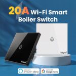 Ledgebit Wi-Fi Smart Boiler Switch Controller | 20A Heavy Duty Wall Switch for Geysers & Boilers | Alexa & Google Assistant Compatible | App Remote Control | Black - Image 5