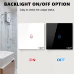 Ledgebit Wi-Fi Smart Boiler Switch Controller | 20A Heavy Duty Wall Switch for Geysers & Boilers | Alexa & Google Assistant Compatible | App Remote Control | Black - Image 7