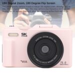 Pomya 5K 75MP Digital Camera, Auto Focus Vlogging Camera with WiFi Instant Sharing, 3 Inch 180 Degree Flip Screen Cameras, 18X Zoom Anti Shake - Image 7