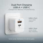 Artifax 30W Dual Port Fast Charging Adaptor, USB-A + USB-C, Multi-Device Charging | Fast Charging Adaptor for Smartphones and Other USB-C & USB-A Enabled Devices | PA302 - Image 5