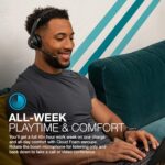 JLab Go Work Wireless On Ear Headsets with Microphone - 45+ Playtime PC Bluetooth Headset and Multipoint Connect to Laptop Computer and Mobile - Wired or Wireless Headphones with Microphone - Image 4